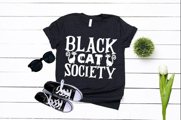 Black Cat Society T Shirt Design Review