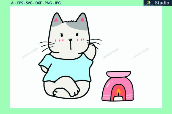 Cat Pet Pose Yoga Aroma Therapy Svg Review