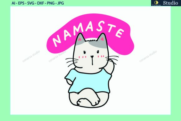 Cat Pet Yoga Stone Namaste Svg Review