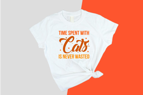 Cat T-shirt Design for Embroidery Projects