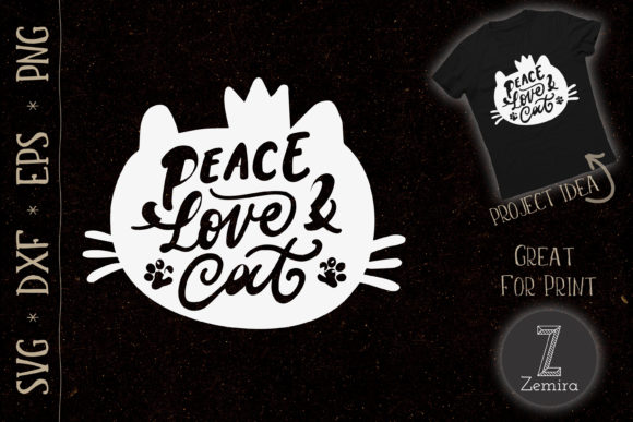 Peace Love and Cat Embroidery Design Review