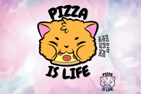 Pizza is Life with Kawaii Cat Embroidery Design Review